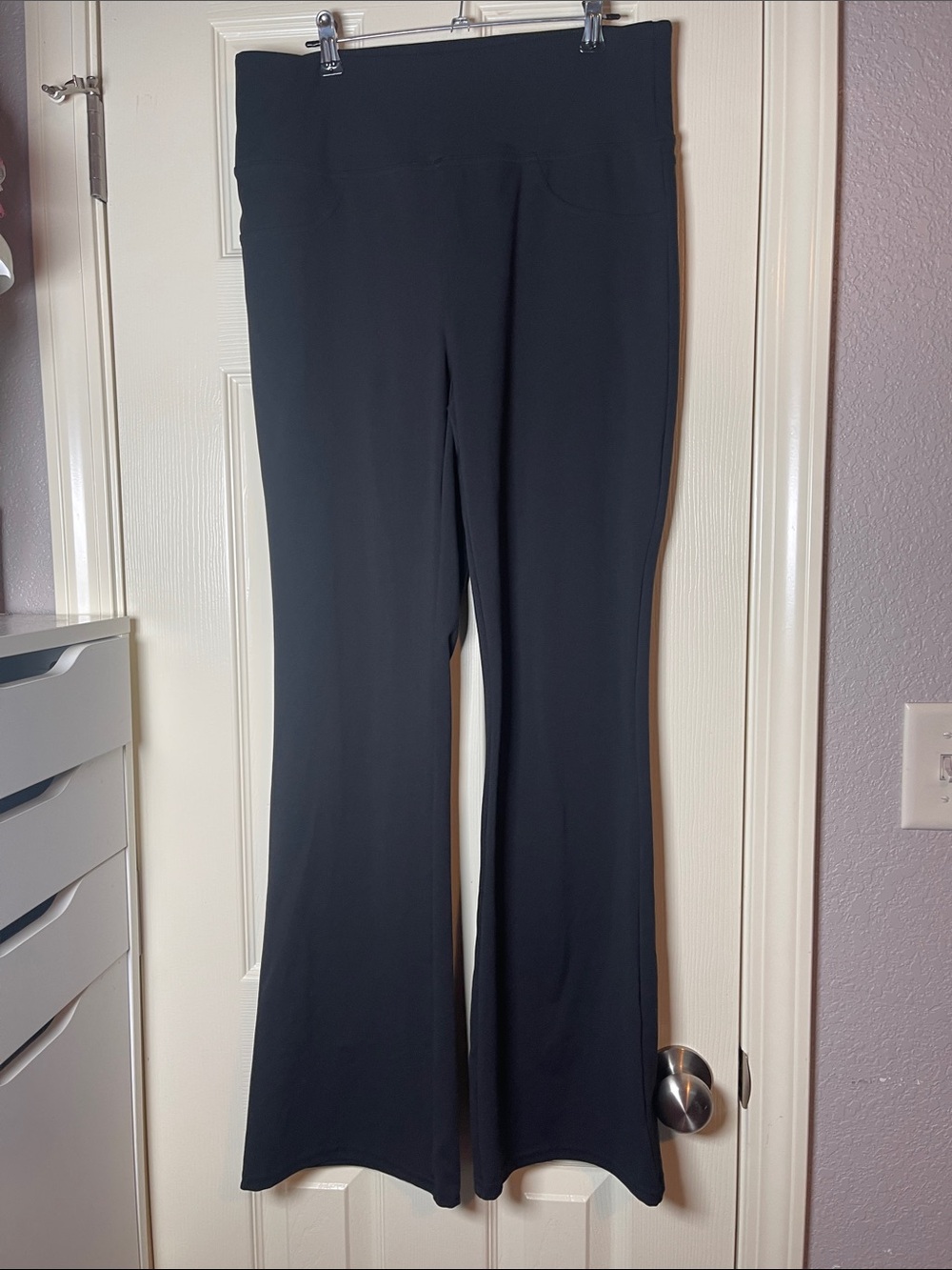HALARA Black Boot-Cut Flare Pants